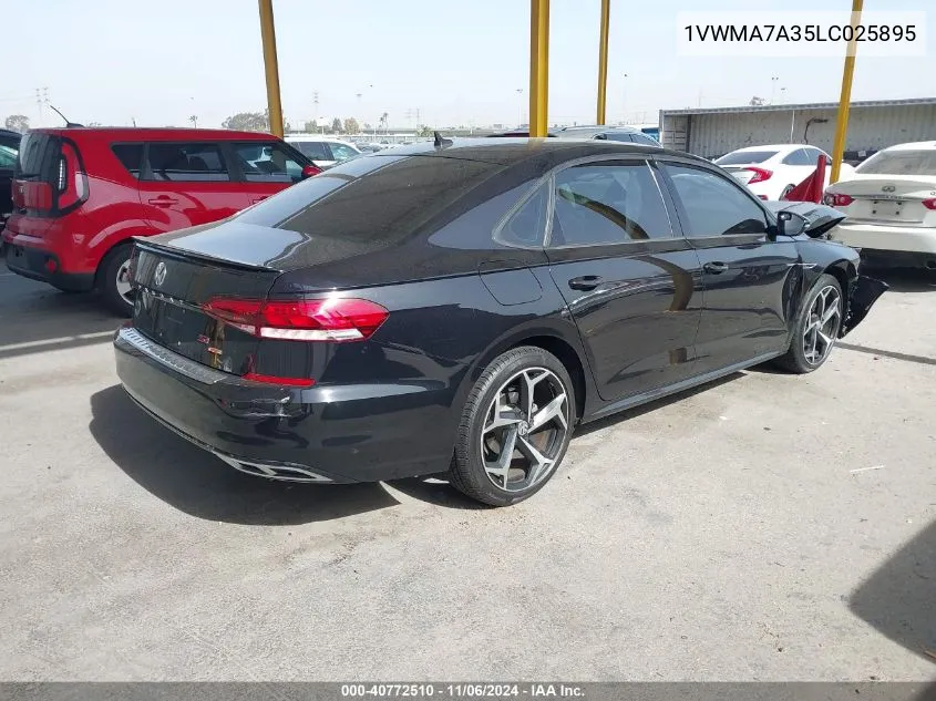 2020 Volkswagen Passat 2.0T R-Line VIN: 1VWMA7A35LC025895 Lot: 40772510