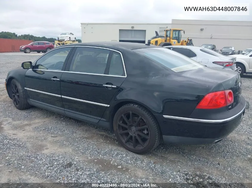 2004 Volkswagen Phaeton Premiere Edition W12/W12 VIN: WVWAH63D448007846 Lot: 40223495