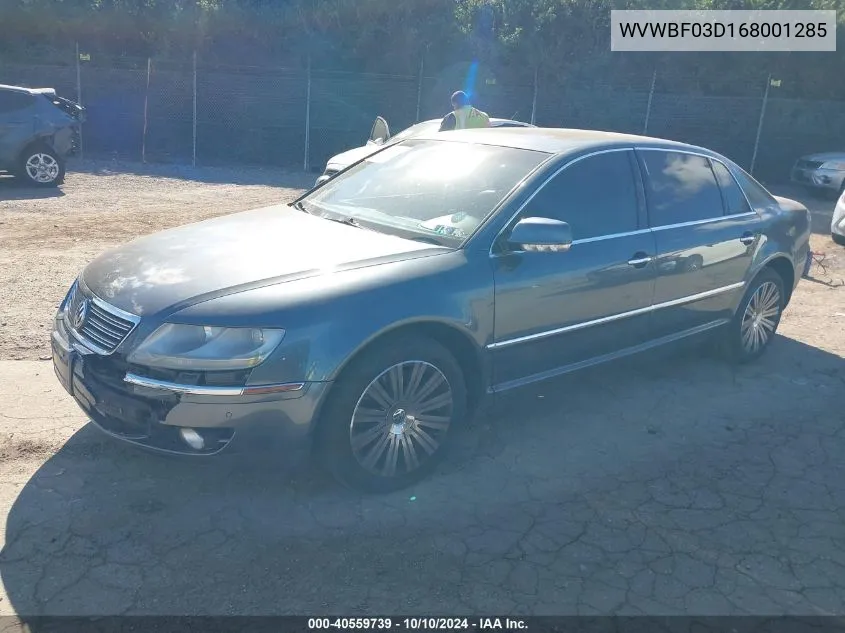 WVWBF03D168001285 2006 Volkswagen Phaeton V8