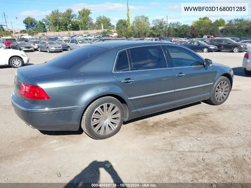 WVWBF03D168001285 2006 Volkswagen Phaeton V8