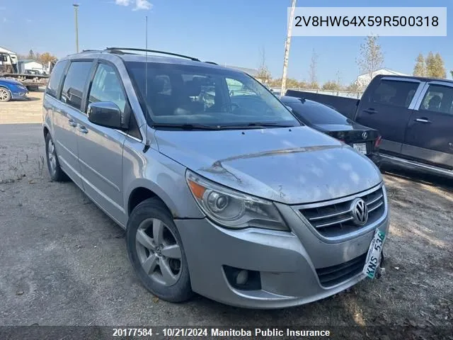 2009 Volkswagen Routan Sel VIN: 2V8HW64X59R500318 Lot: 20177584