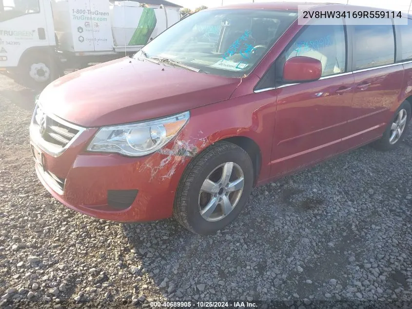 2V8HW34169R559114 2009 Volkswagen Routan Se