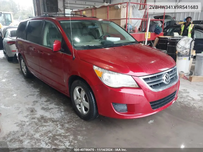 2009 Volkswagen Routan Se VIN: 2V8HW341X9R541683 Lot: 40786470