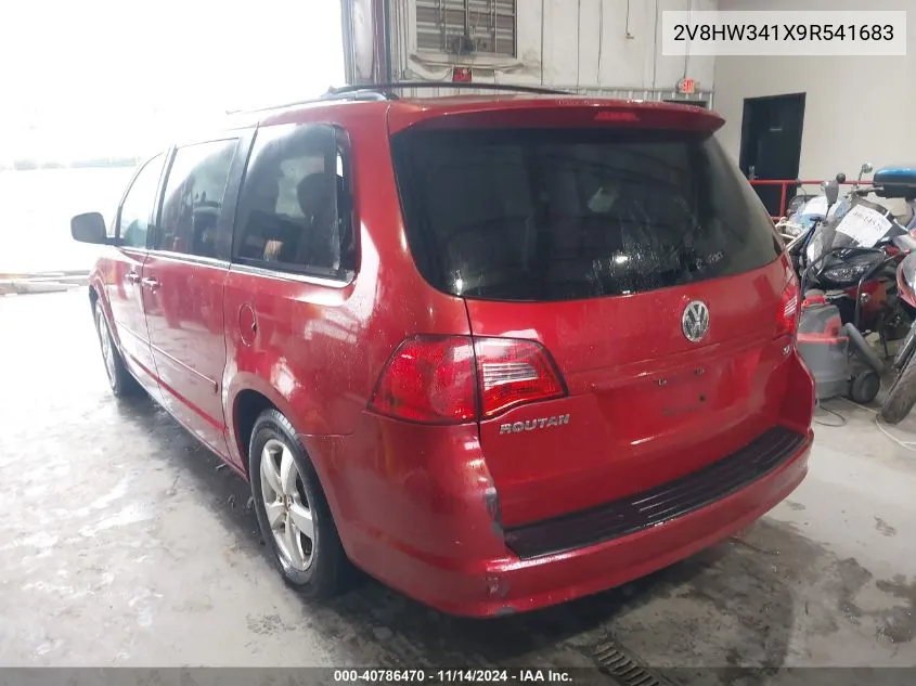 2009 Volkswagen Routan Se VIN: 2V8HW341X9R541683 Lot: 40786470