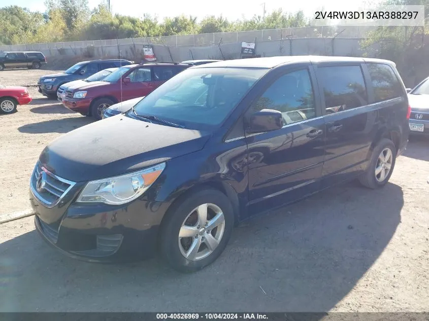 2010 Volkswagen Routan Se VIN: 2V4RW3D13AR388297 Lot: 40526969