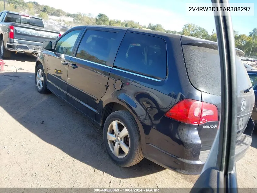 2010 Volkswagen Routan Se VIN: 2V4RW3D13AR388297 Lot: 40526969