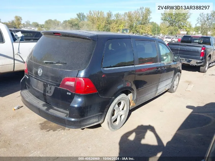 2010 Volkswagen Routan Se VIN: 2V4RW3D13AR388297 Lot: 40526969