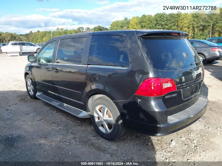 2010 Volkswagen Routan Se VIN: 2V4RW3D11AR272788 Lot: 40611563