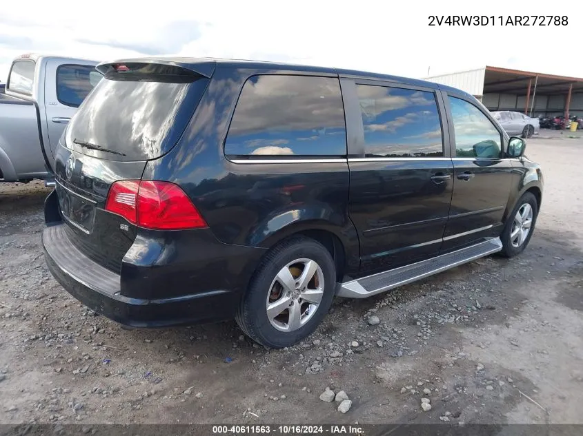 2010 Volkswagen Routan Se VIN: 2V4RW3D11AR272788 Lot: 40611563