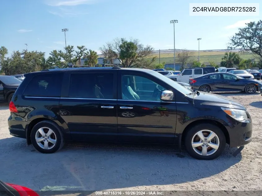 2C4RVADG8DR725282 2013 Volkswagen Routan Sel Premium