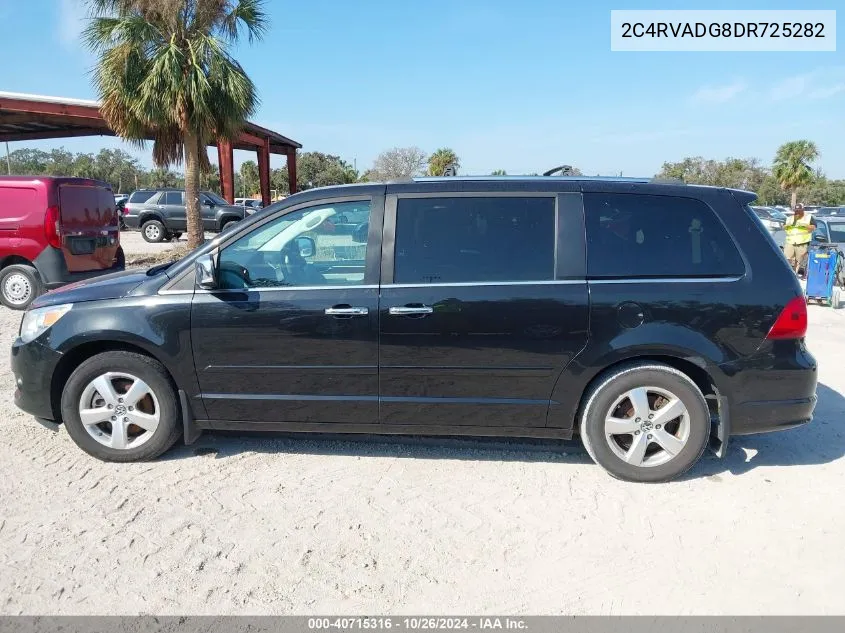 2013 Volkswagen Routan Sel Premium VIN: 2C4RVADG8DR725282 Lot: 40715316