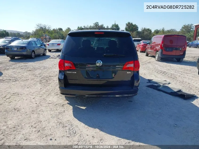 2C4RVADG8DR725282 2013 Volkswagen Routan Sel Premium