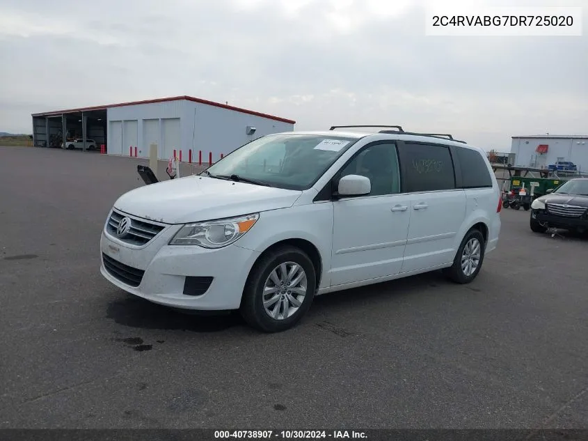 2C4RVABG7DR725020 2013 Volkswagen Routan Se