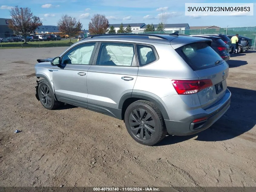 2022 Volkswagen Taos 1.5T S VIN: 3VVAX7B23NM049853 Lot: 40793740