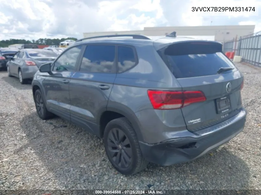 2023 Volkswagen Taos 1.5T S VIN: 3VVCX7B29PM331474 Lot: 39954588