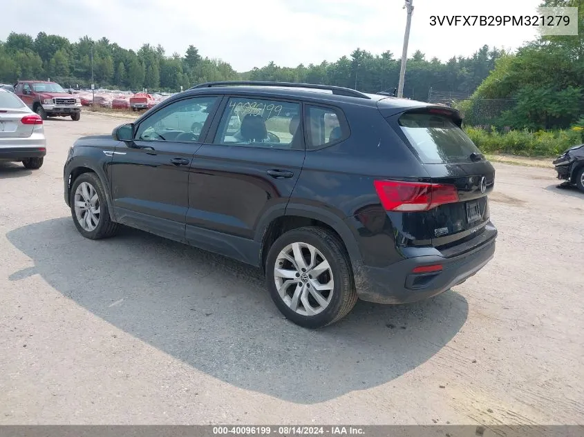 2023 Volkswagen Taos 1.5T S VIN: 3VVFX7B29PM321279 Lot: 40096199