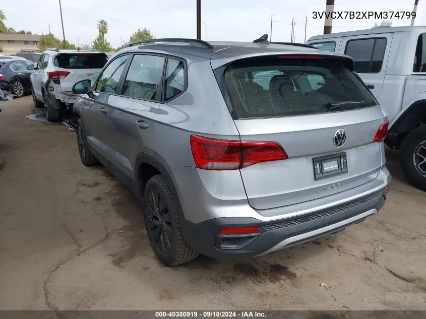 2023 Volkswagen Taos S VIN: 3VVCX7B2XPM374799 Lot: 40380919