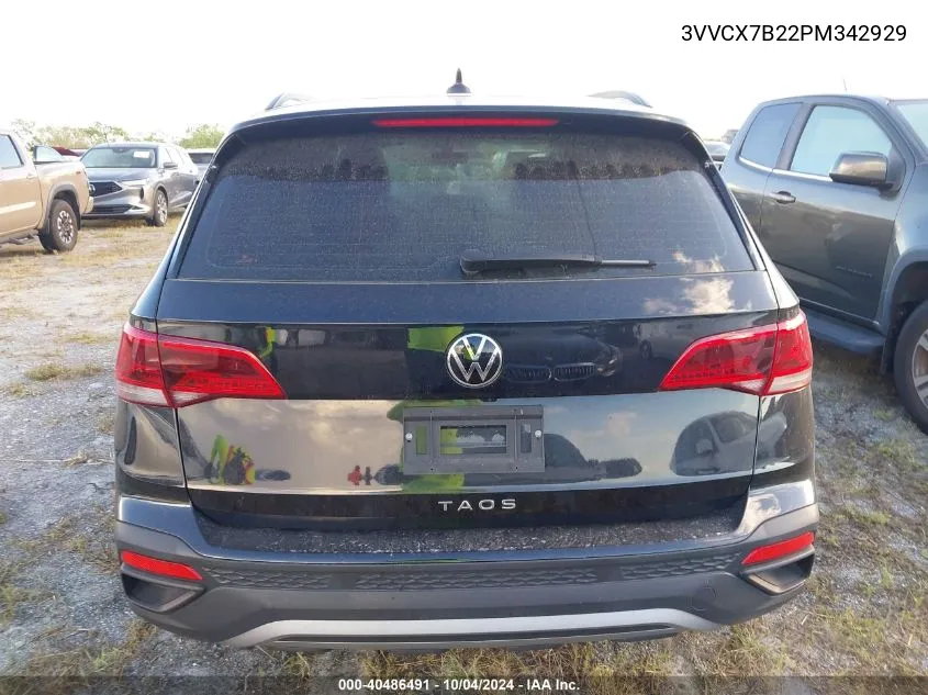 3VVCX7B22PM342929 2023 Volkswagen Taos 1.5T S