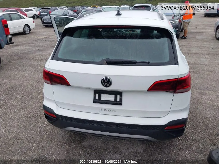 2023 Volkswagen Taos S VIN: 3VVCX7B20PM366954 Lot: 40530828