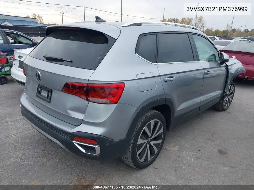 2023 Volkswagen Taos 1.5T Se VIN: 3VVSX7B21PM376999 Lot: 40677135