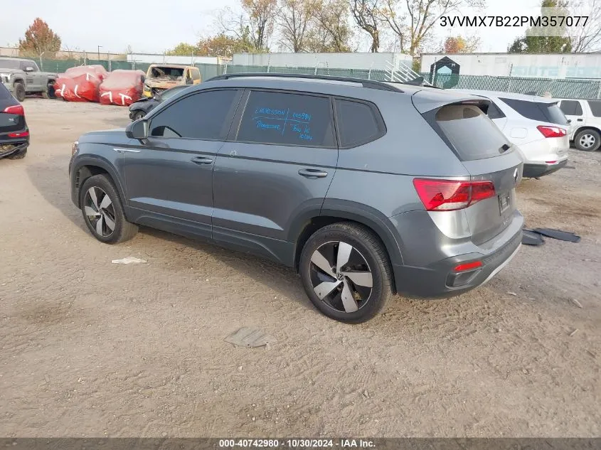 3VVMX7B22PM357077 2023 Volkswagen Taos 1.5T S