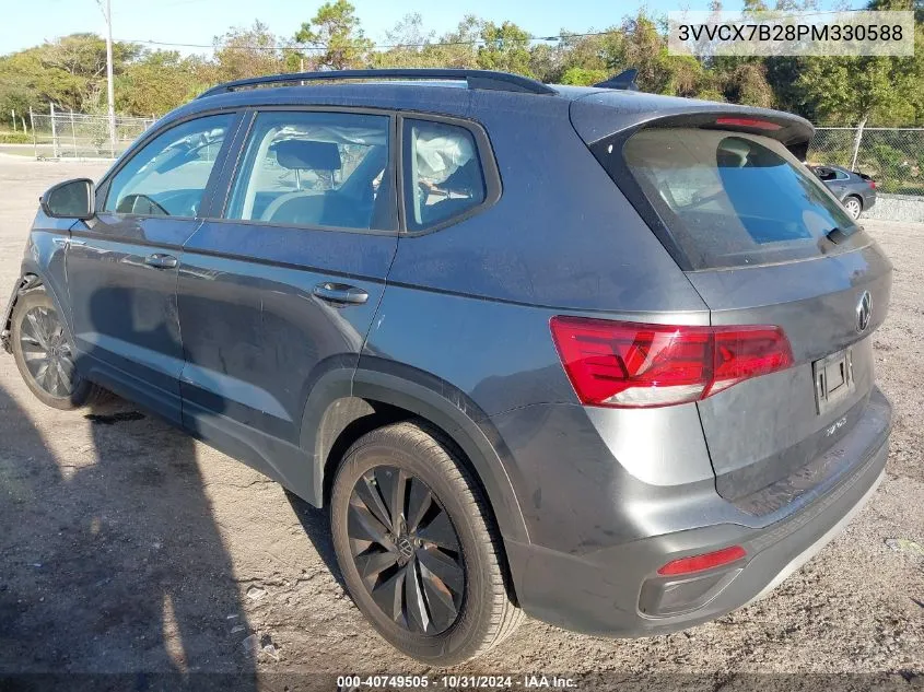 2023 Volkswagen Taos 1.5T S VIN: 3VVCX7B28PM330588 Lot: 40749505