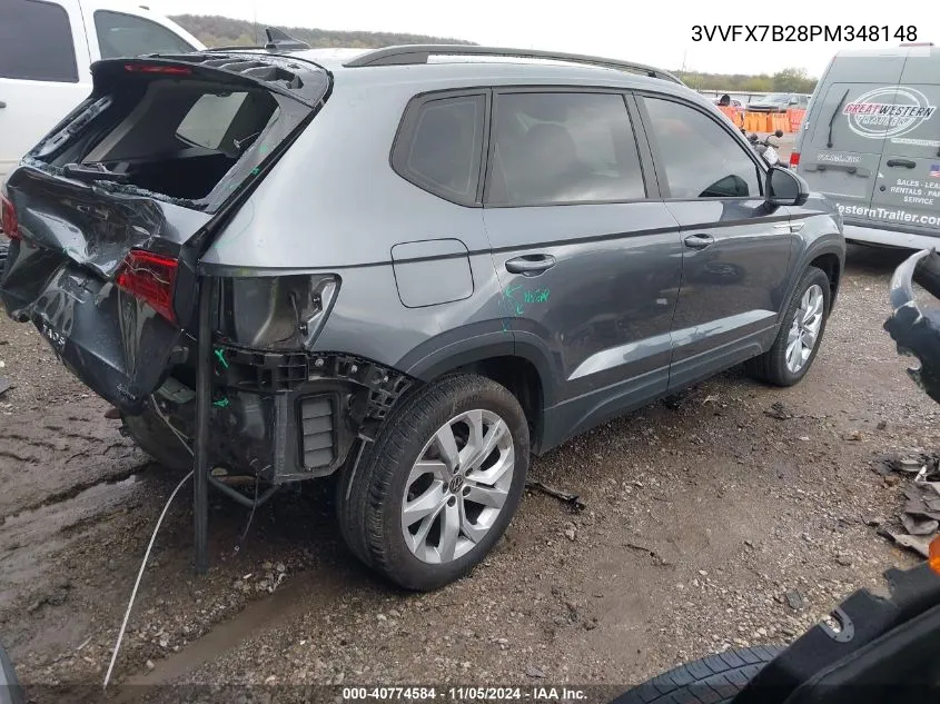 2023 Volkswagen Taos 1.5T S VIN: 3VVFX7B28PM348148 Lot: 40774584