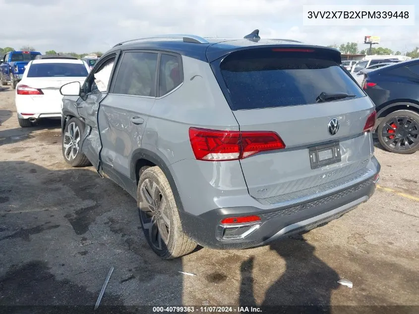 2023 Volkswagen Taos 1.5T Sel VIN: 3VV2X7B2XPM339448 Lot: 40799363