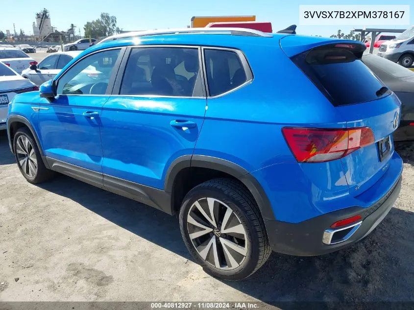 2023 Volkswagen Taos 1.5T Se VIN: 3VVSX7B2XPM378167 Lot: 40812927