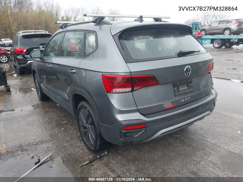 2023 Volkswagen Taos 1.5T S VIN: 3VVCX7B27PM328864 Lot: 40857129