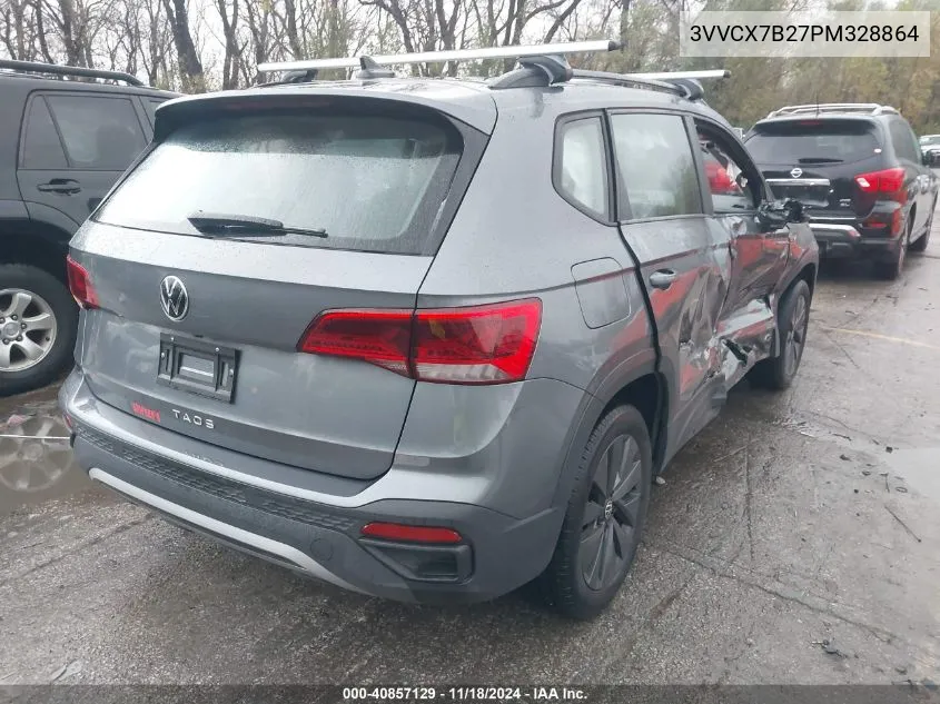 2023 Volkswagen Taos 1.5T S VIN: 3VVCX7B27PM328864 Lot: 40857129