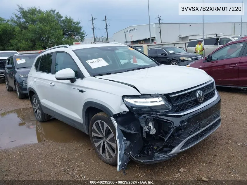 3VVSX7B2XRM017220 2024 Volkswagen Taos 1.5T Se