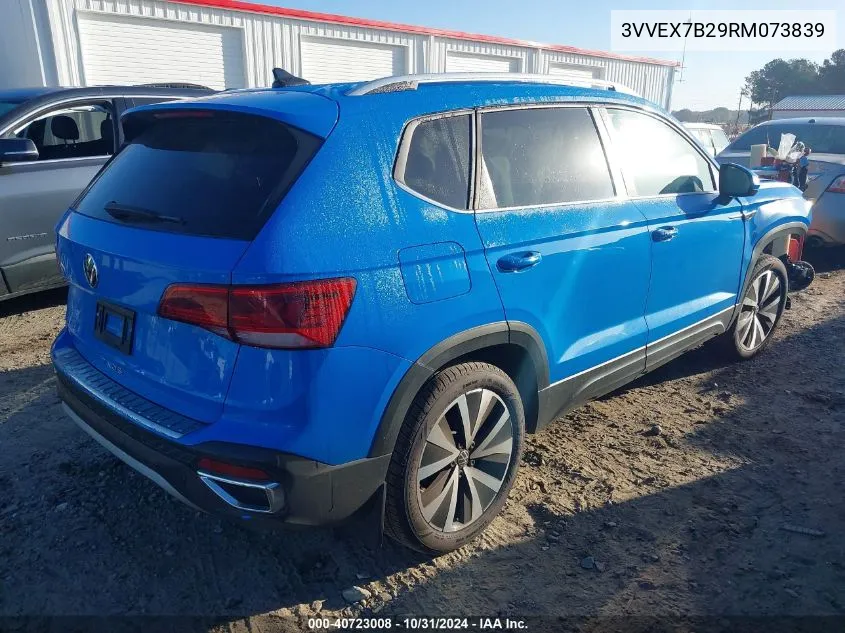 2024 Volkswagen Taos 1.5T Se VIN: 3VVEX7B29RM073839 Lot: 40723008