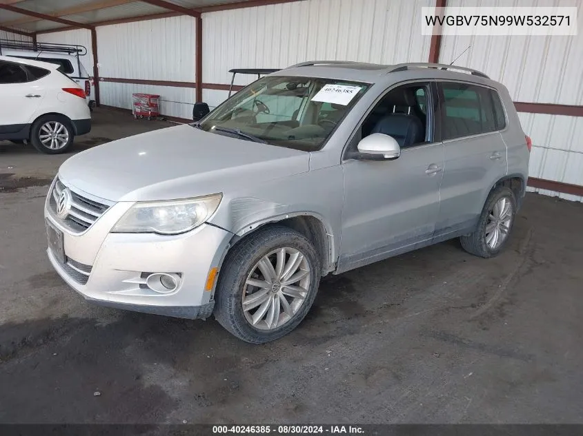 WVGBV75N99W532571 2009 Volkswagen Tiguan Sel