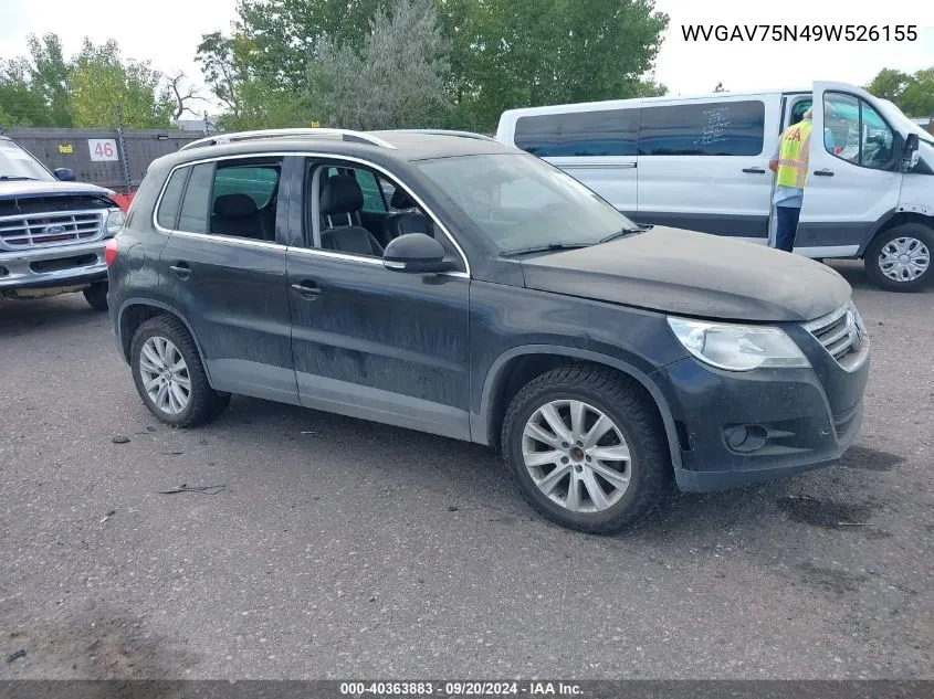 WVGAV75N49W526155 2009 Volkswagen Tiguan Se