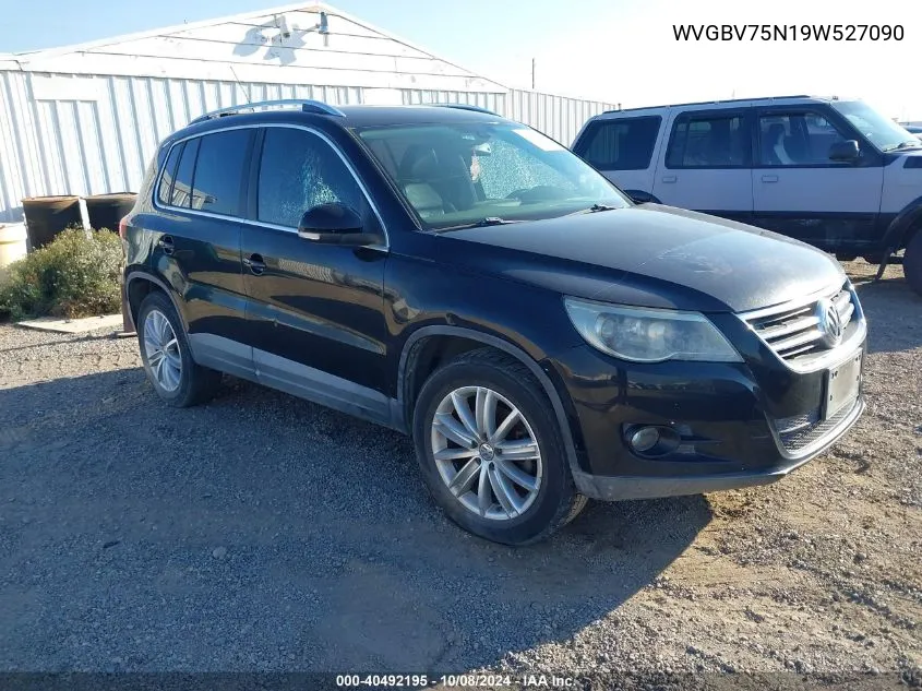 2009 Volkswagen Tiguan Se/Sel VIN: WVGBV75N19W527090 Lot: 40492195