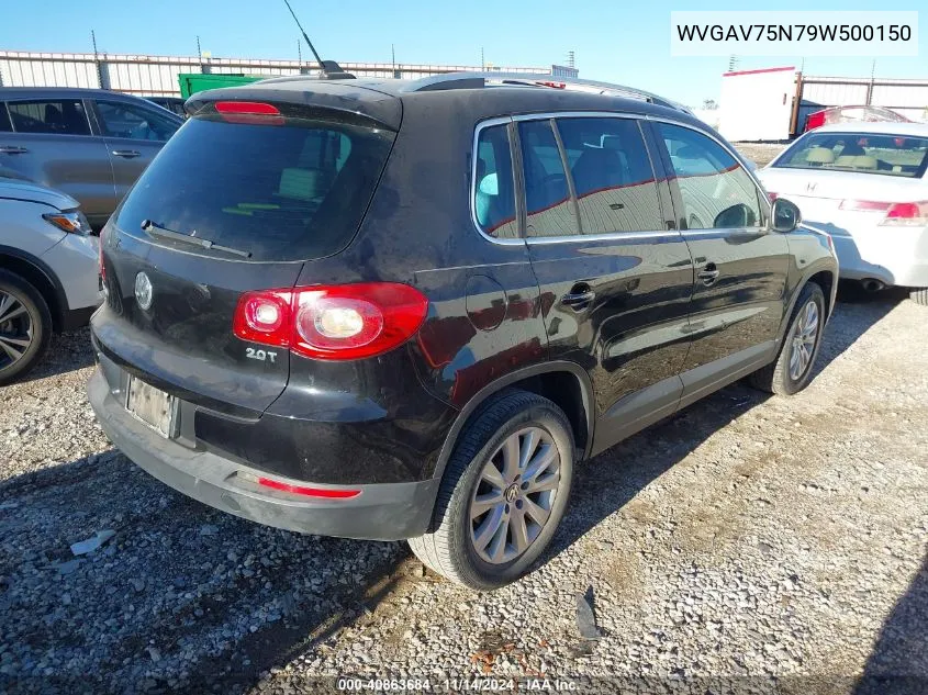 WVGAV75N79W500150 2009 Volkswagen Tiguan S/Se/Sel