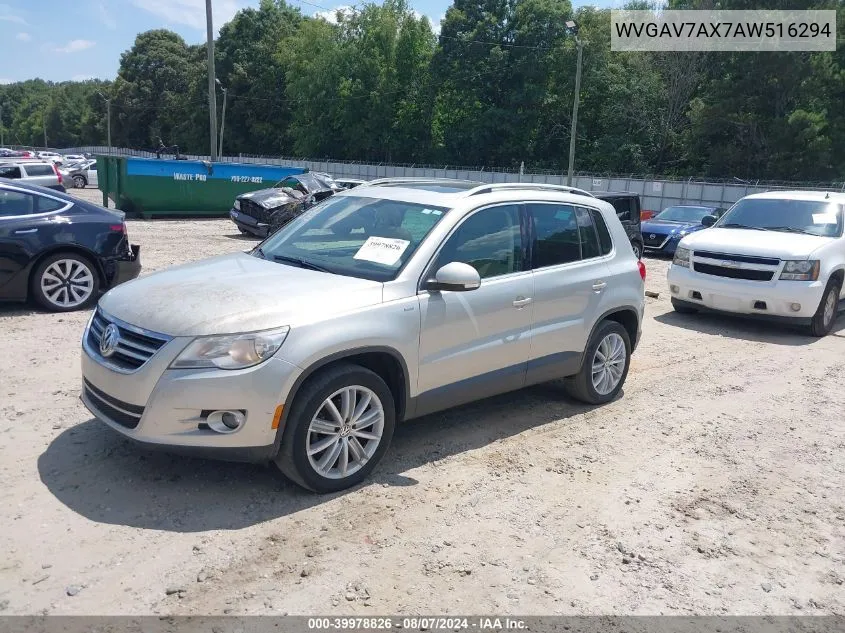 WVGAV7AX7AW516294 2010 Volkswagen Tiguan Wolfsburg Edition