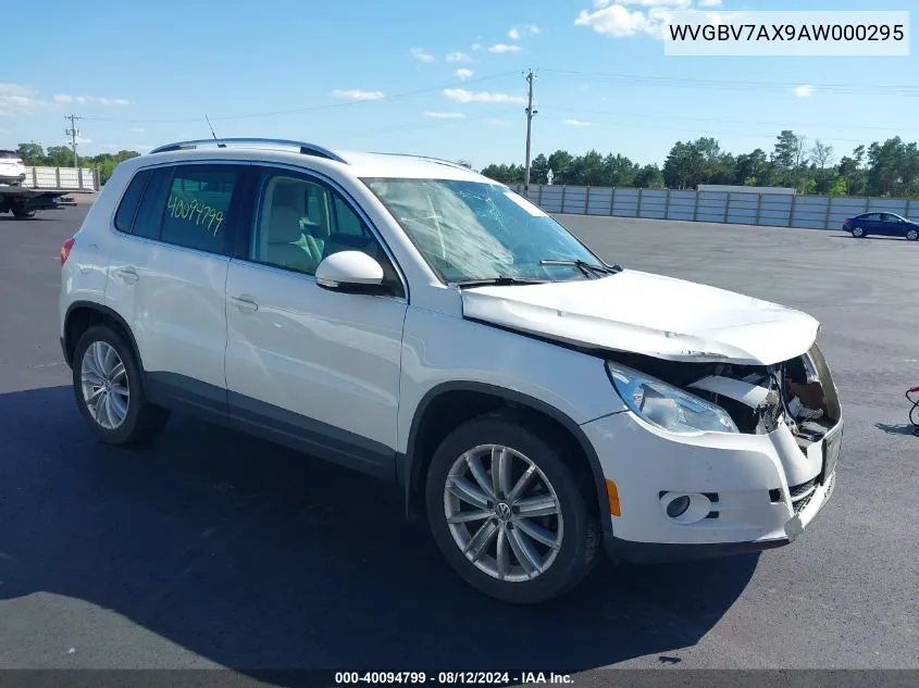 WVGBV7AX9AW000295 2010 Volkswagen Tiguan Se