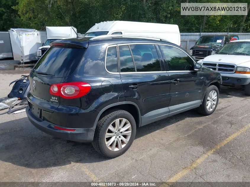 WVGBV7AX8AW001213 2010 Volkswagen Tiguan Se