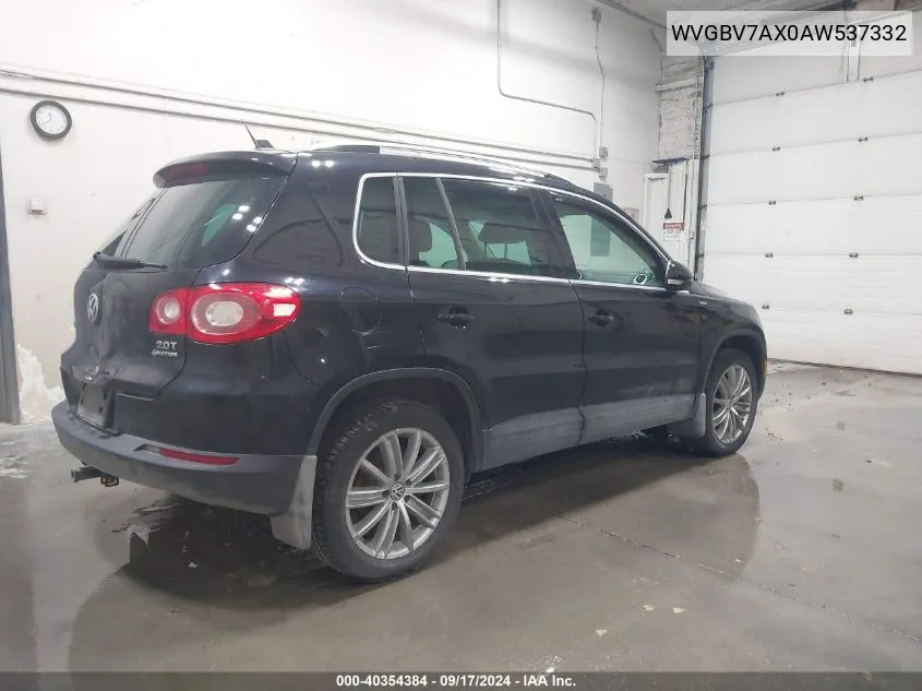 WVGBV7AX0AW537332 2010 Volkswagen Tiguan Wolfsburg Edition