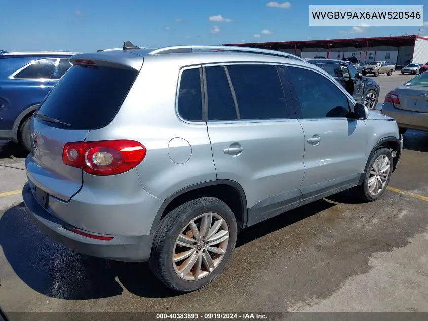 WVGBV9AX6AW520546 2010 Volkswagen Tiguan Sel