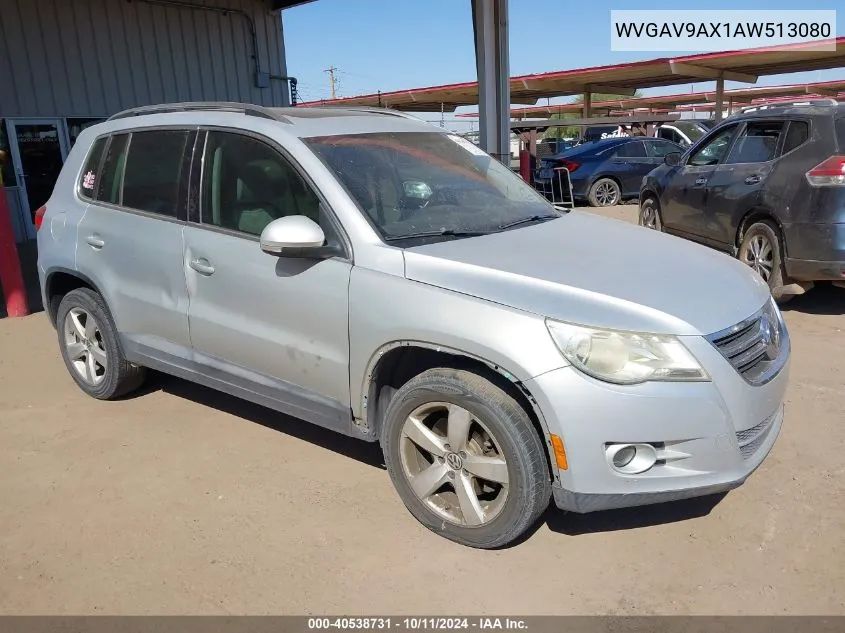 2010 Volkswagen Tiguan Se VIN: WVGAV9AX1AW513080 Lot: 40538731