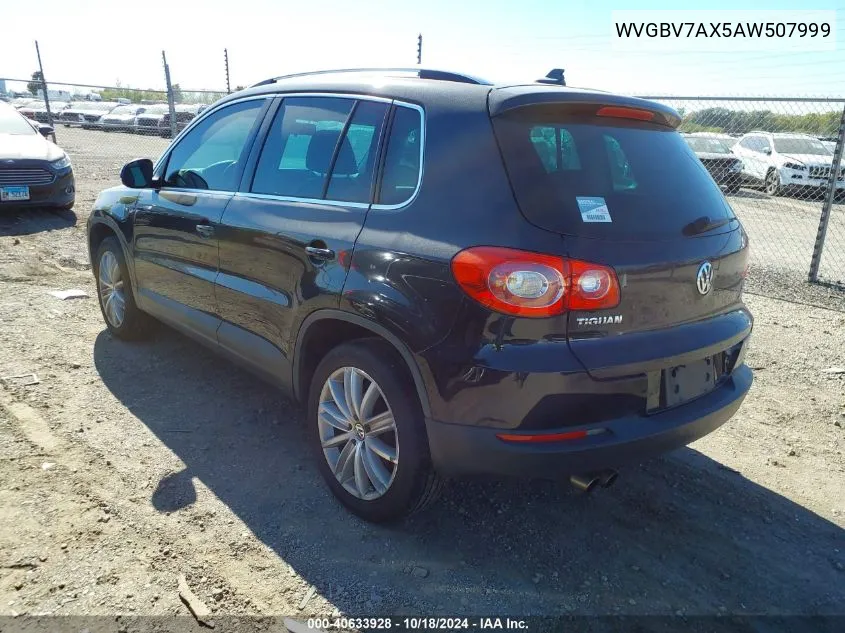 2010 Volkswagen Tiguan Se VIN: WVGBV7AX5AW507999 Lot: 40633928