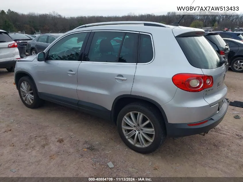 WVGBV7AX7AW513433 2010 Volkswagen Tiguan Wolfsburg Edition