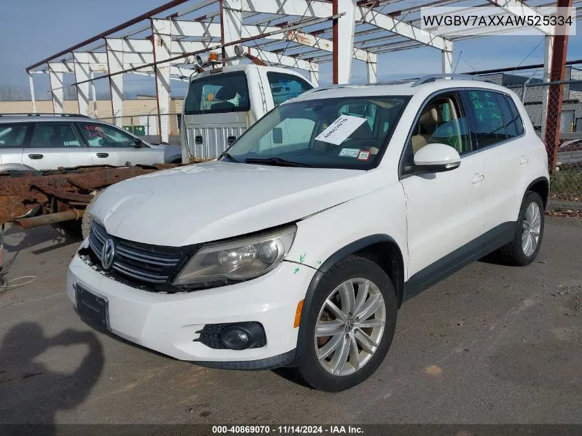 WVGBV7AXXAW525334 2010 Volkswagen Tiguan Sel