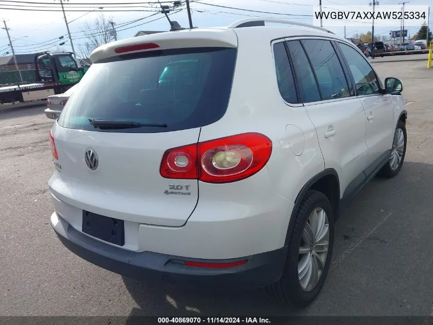 WVGBV7AXXAW525334 2010 Volkswagen Tiguan Sel