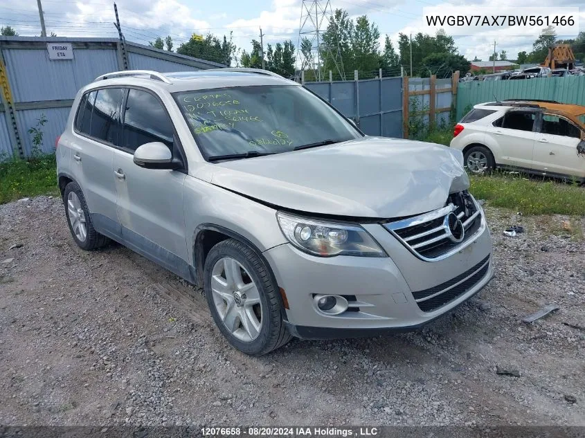 WVGBV7AX7BW561466 2011 Volkswagen Tiguan S/Se/Sel