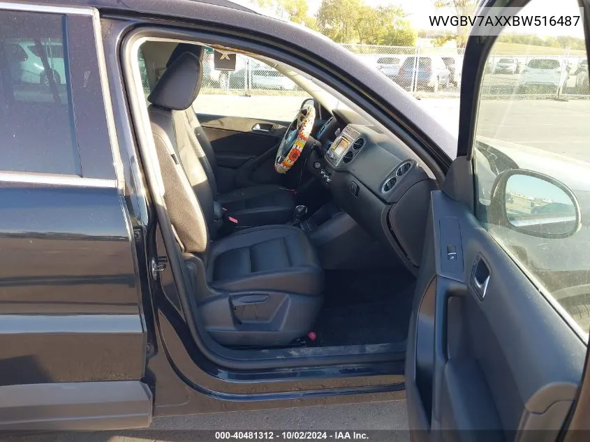 WVGBV7AXXBW516487 2011 Volkswagen Tiguan Se