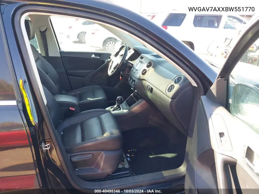 WVGAV7AXXBW551770 2011 Volkswagen Tiguan Se